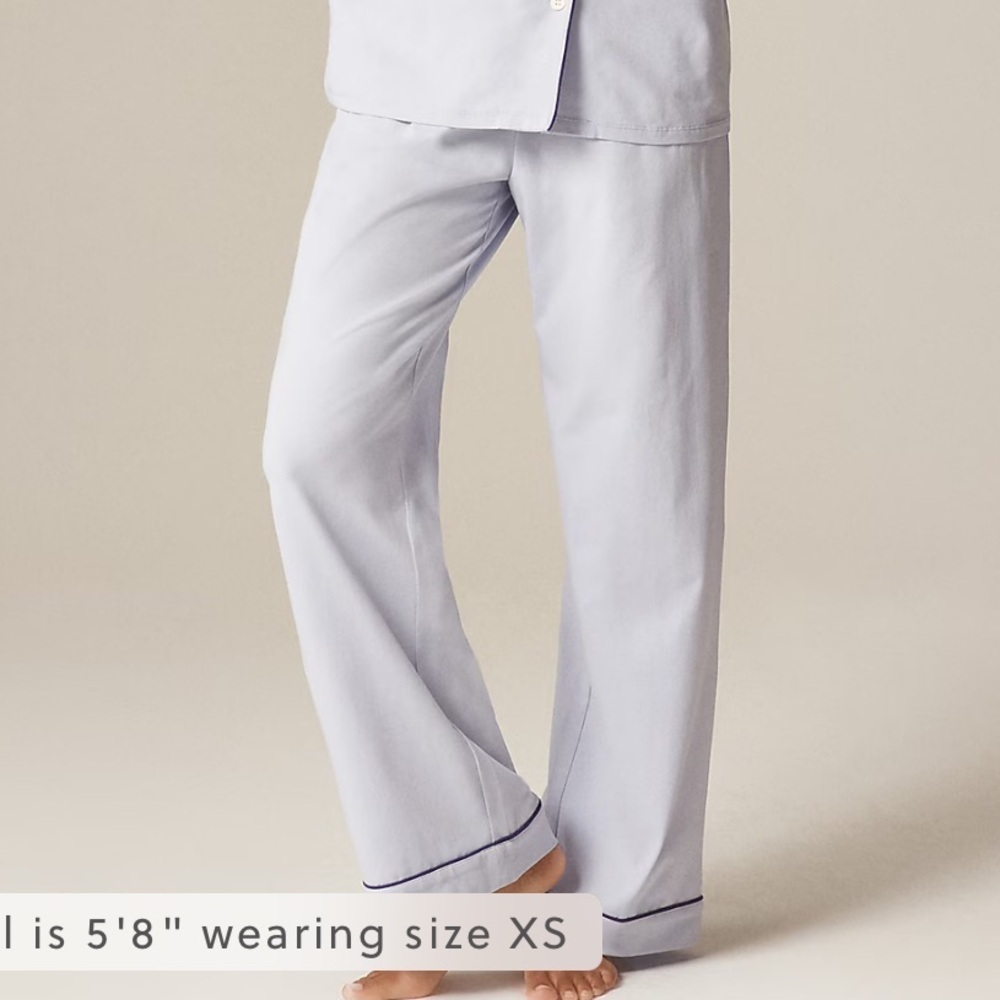 J crew Dreamy cotton-blend pajama bottoms